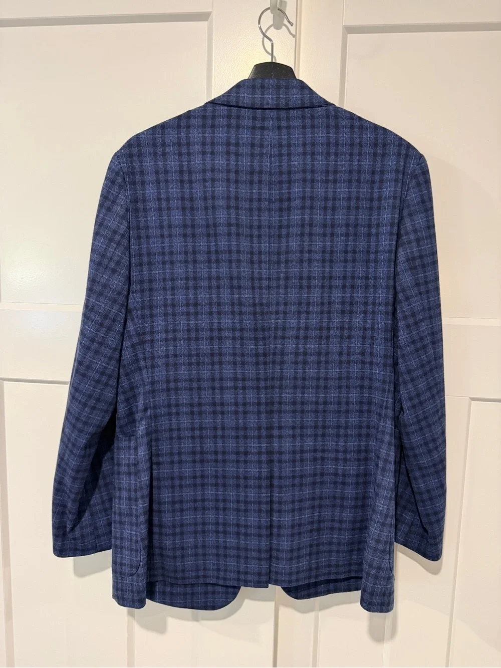 Banana Republic Blue Plaid Sport Coat